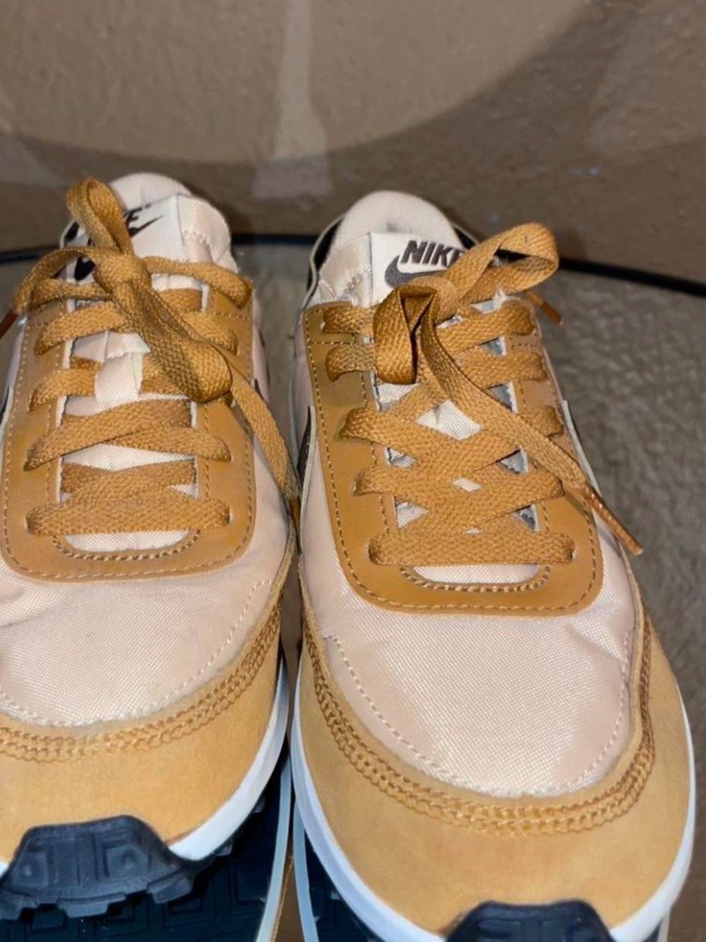 Nike Beige & Brown Low-Top Trainer - Picture 3 of 5
